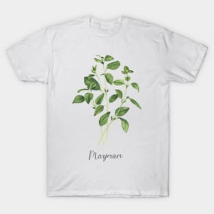 Marjoram herb illustration T-Shirt